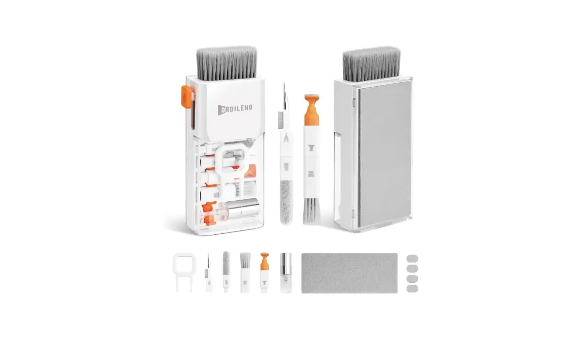 kit pulizia elettronica, ordlend airpods, accessori iPhone, pulizia tastiera, pulizia fotocamera, offerta amazon, gadget tech