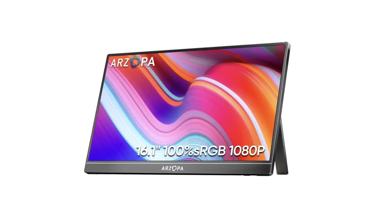 monitor portatile, monitor QHD, schermo 16 pollici, ARZOPA, display 2.5K, HDMI USB-C, sconto Amazon