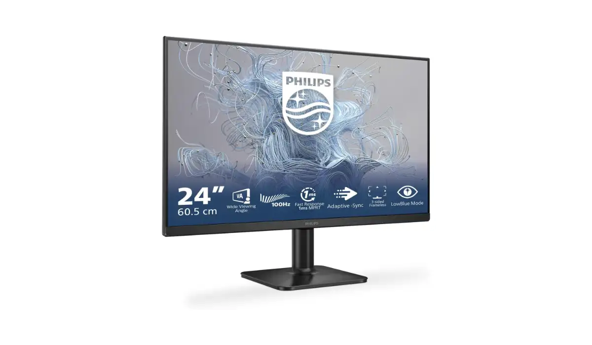 monitor philips 24 pollici, offerta monitor pc, full hd 100hz, monitor economico gaming, display adaptive-sync, monitor flicker free, monitor hdmi