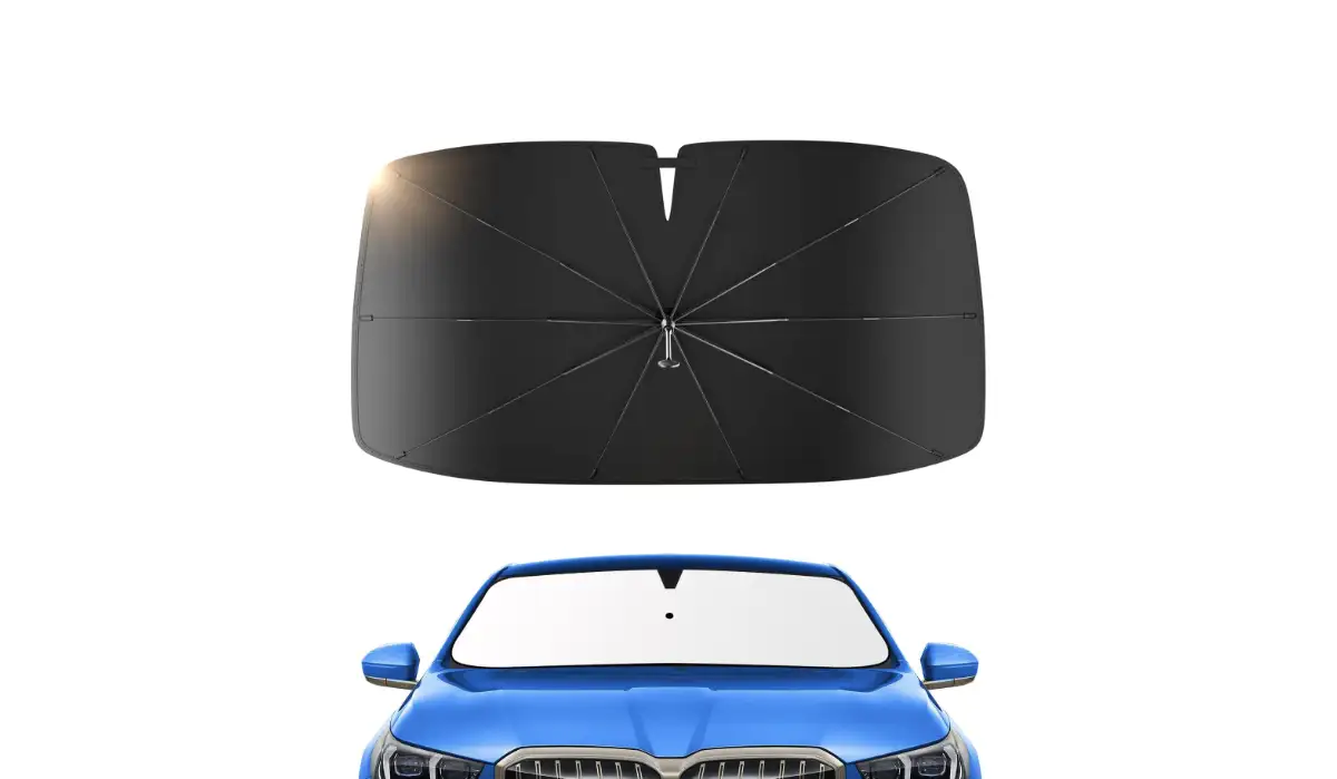 parasole auto, protezione UV, accessori auto estate, isolamento parabrezza, accessori SUV, anti-calore auto, offerta Amazon