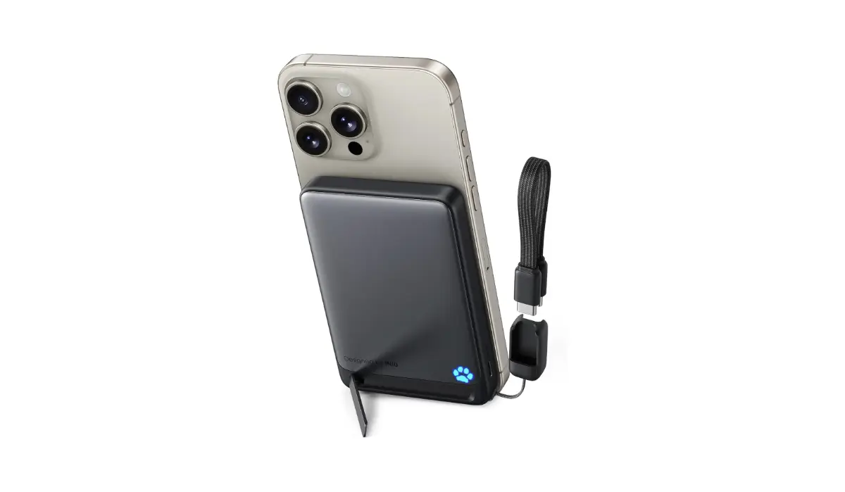 powerbank magnetico, iniu power bank, batteria esterna iphone, caricatore portatile, ricarica 45w, batteria con magsafe, offerta tecnologia