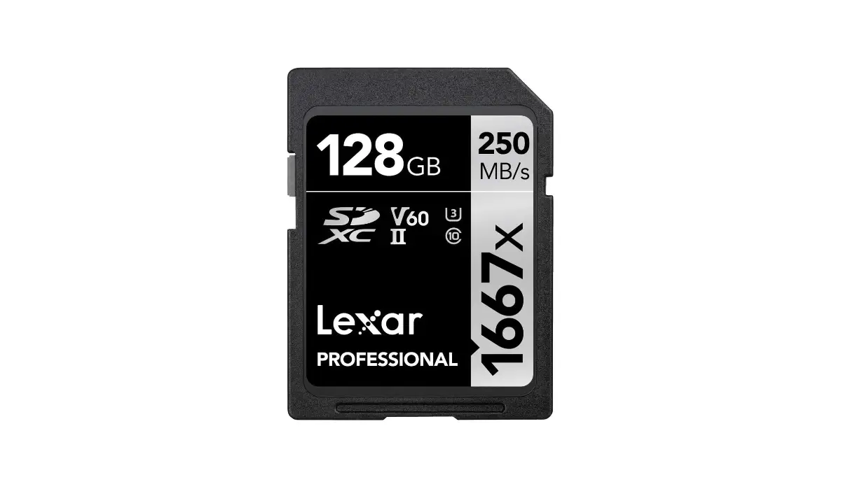 scheda sdxc, lexar professional, memoria 128gb, sd 250mb/s, offerta fotocamere, accessori reflex, scheda video 4k