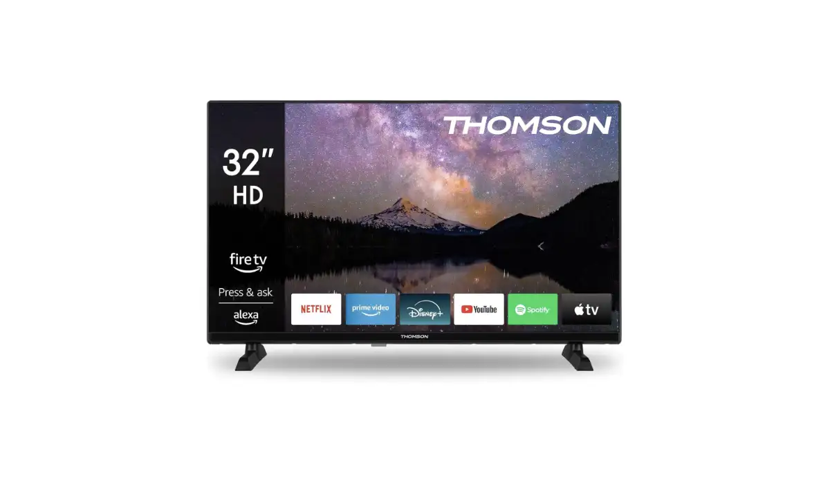 tv thomson, smart tv 32 pollici, offerta fire tv, tv con alexa, tv compatibile airplay, televisore thomson, offerta amazon