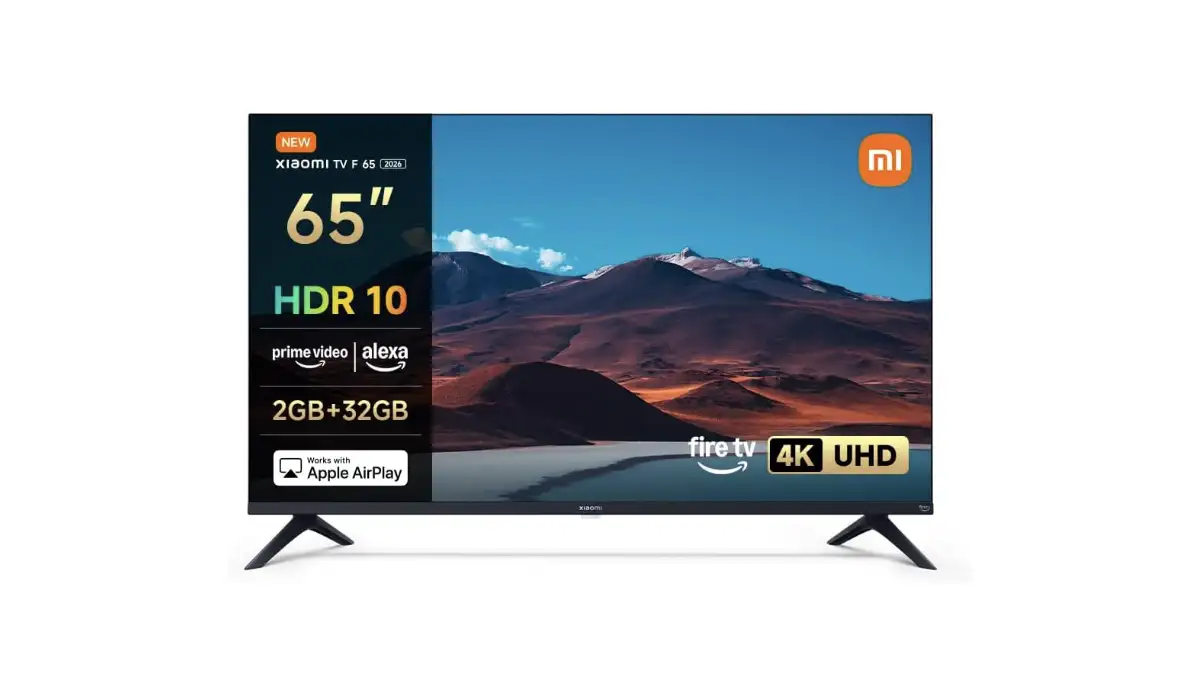 Sconto -17% sulla Xiaomi TV F 65” 4K UHD con Fire TV, HDR10 e Alexa a 399,00€