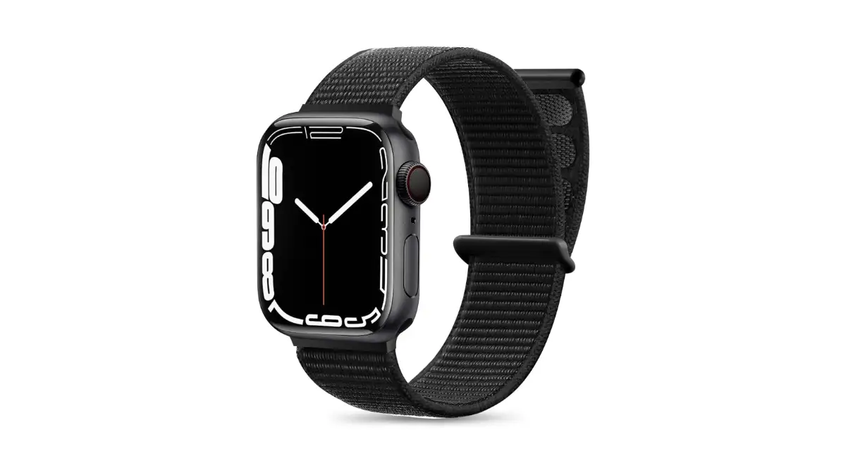 Sconto -20% su cinturino sportivo in nylon per Apple Watch (42/44/45/49mm), regolabile e compatibile con tutte le serie a 7,99€