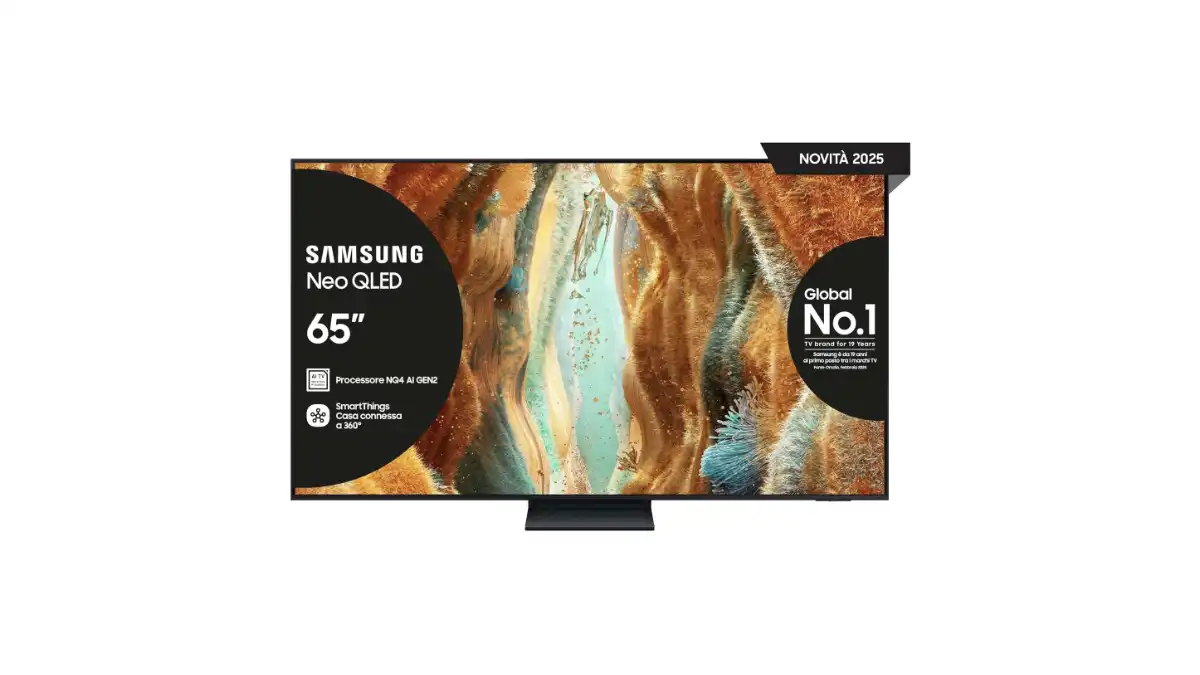 Sconto -27%: TV Samsung Neo QLED 65” ora a 943,96€