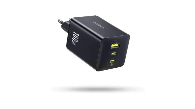 Baseus Caricatore GaN 100W a 3 porte ora a 27,07€