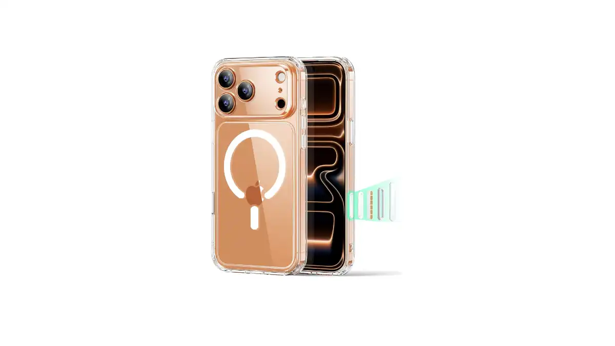 Sconto -12%: ESR Cover per iPhone 17 Pro Max (MagSafe, Trasparente) a 12€