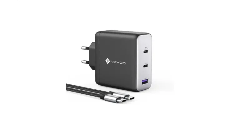 Sconto -15%: Caricatore USB-C 120W NOVOO con 3 porte e cavo incluso a 33,99€