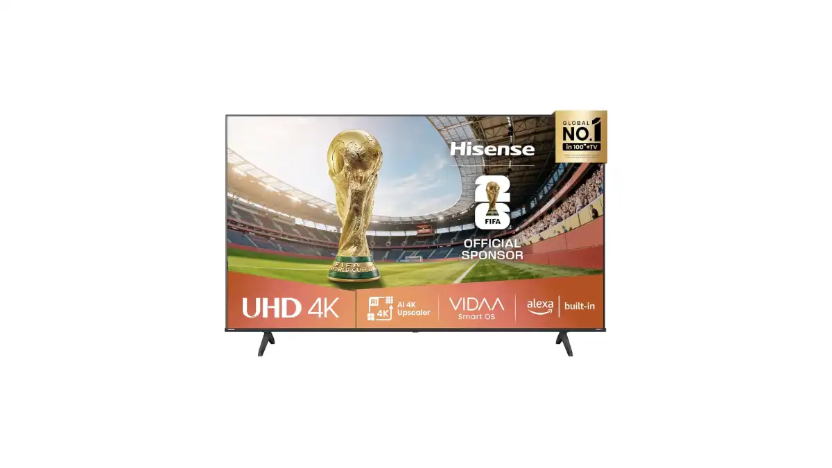 Sconto -32%: Smart TV 4K 55” Hisense 2025 ora a 305,99€