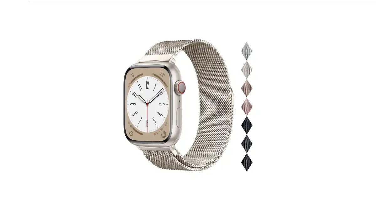 Sconto -53%: Cinturino in acciaio per Apple Watch a 7,04€